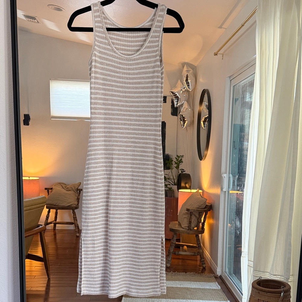 Striped Sleeveless Dress
